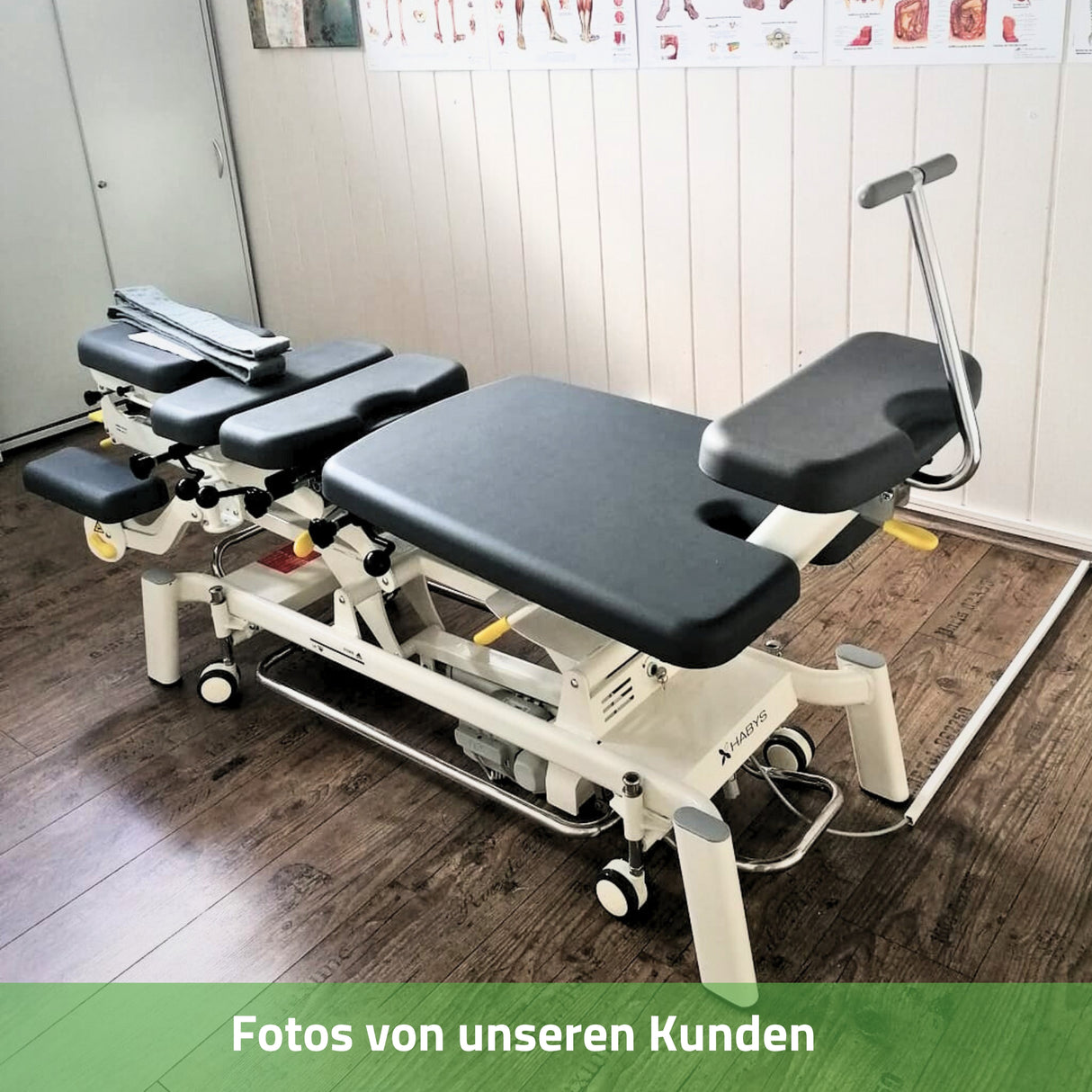 Chiropraktikerliege Elektrisch Therapieliegen Evero Upright Chiro Z7 | Steuerrahmen | 3 Jahre Garantie