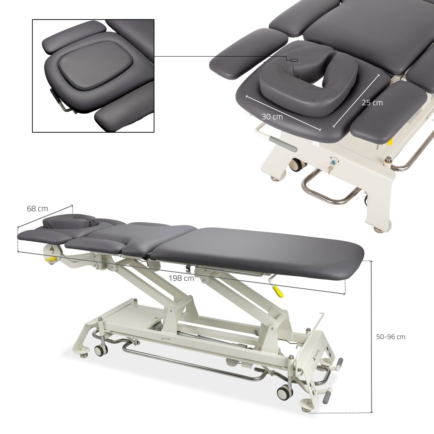 Therapieliege Elektrisch Evero X7 Ergo 7-Segmente | Steuerrahmen | 3 Jahre Garantie
