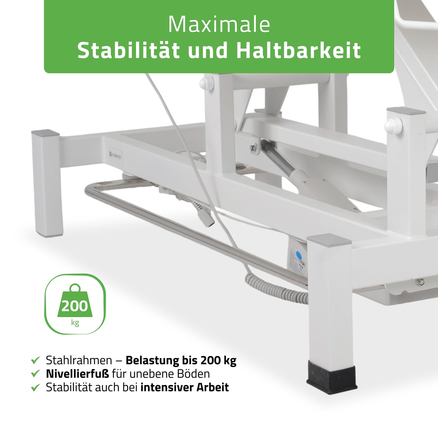 Massageliege Elektrisch Fortis 1 | 1-Segmente | Handfernbedienung Steuerrahmen | 3 Jahre Garantie