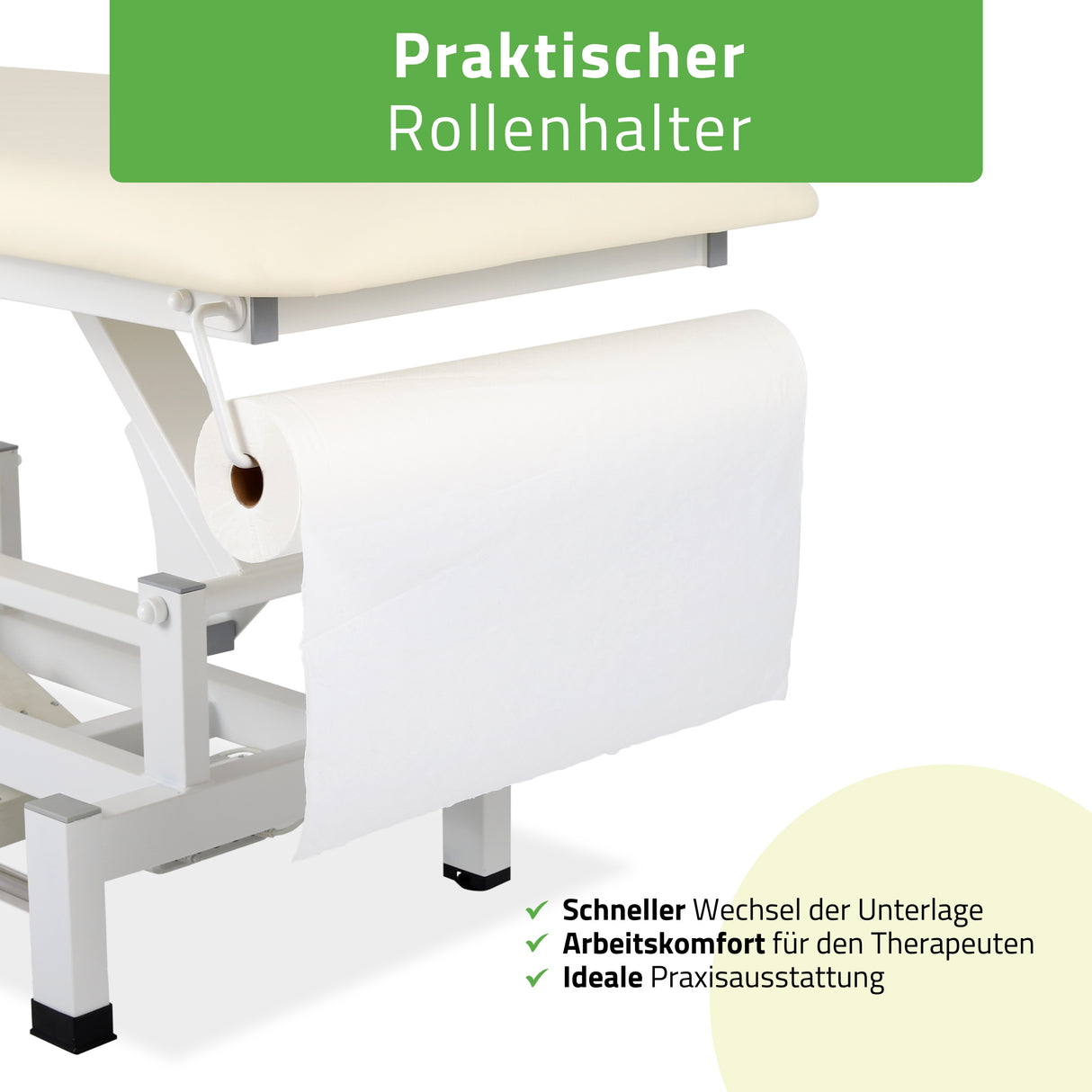 Massageliege Elektrisch Fortis 1 | 1-Segmente | Handfernbedienung Steuerrahmen | 3 Jahre Garantie