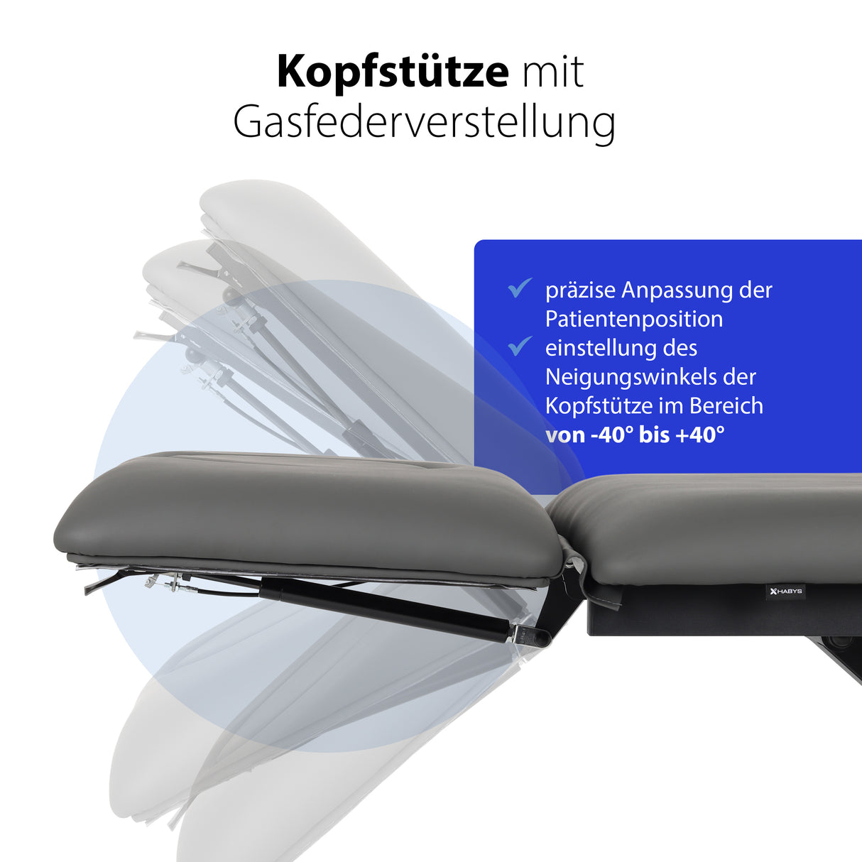 Massageliege Elektrisch Fortis 2 Ergo | 2-Segmente | Handfernbedienung | 3 Jahre Garantie