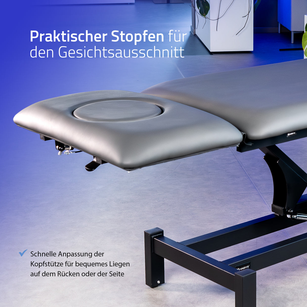 Massageliege Elektrisch Fortis 2 Ergo | 2-Segmente | Handfernbedienung | 3 Jahre Garantie
