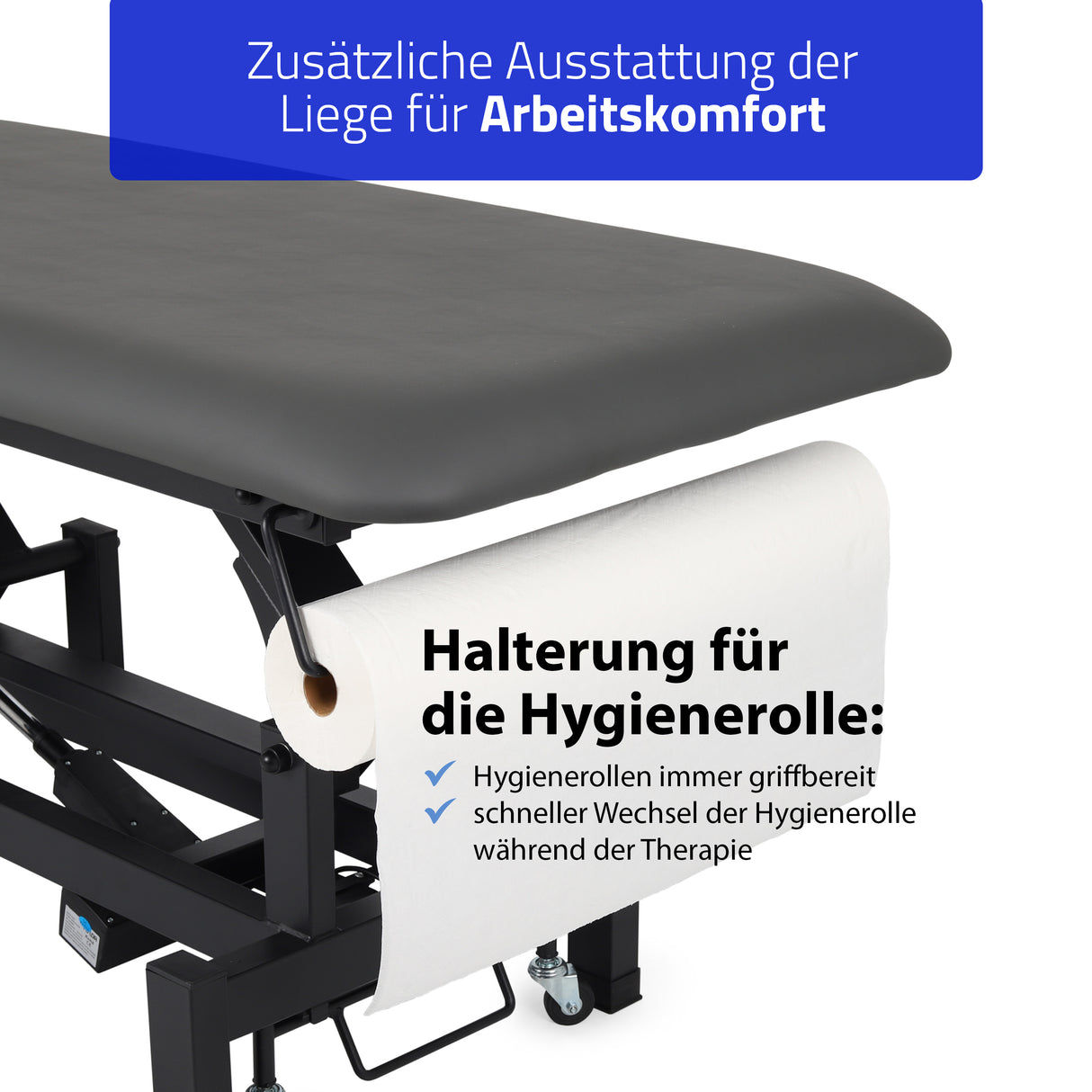 Massageliege Elektrisch Fortis 4 Ergo | 4-Segmente | Handfernbedienung | 3 Jahre Garantie