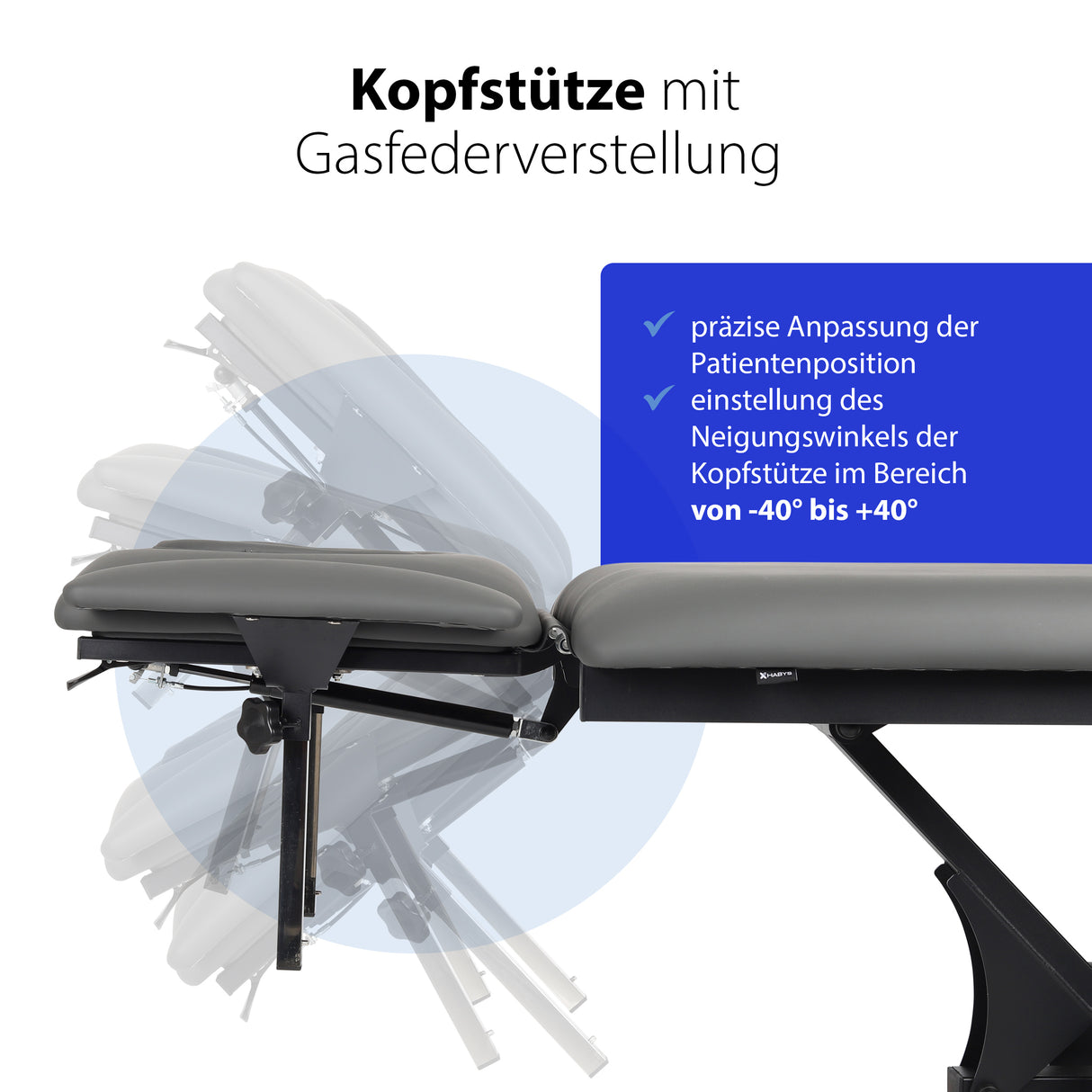 Massageliege Elektrisch Fortis 4 Ergo | 4-Segmente | Handfernbedienung | 3 Jahre Garantie