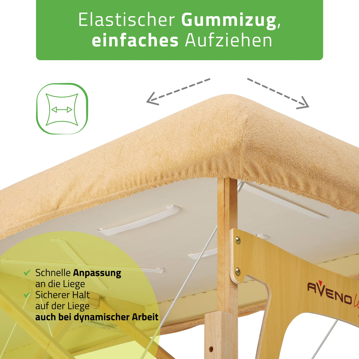 Set | Einteiliges Frottee Spannlaken für klappbare Massageliegen 60/165 | + Frottee-Bezug für die Kopfstütze