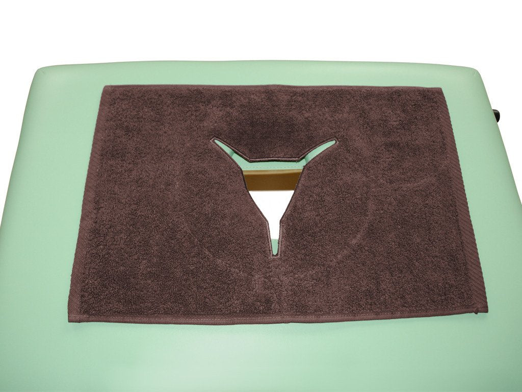 Frottee-Bezug für den Gesichtsausschnitt der Massageliege