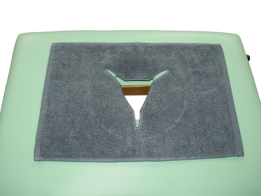 Frottee-Bezug für den Gesichtsausschnitt der Massageliege