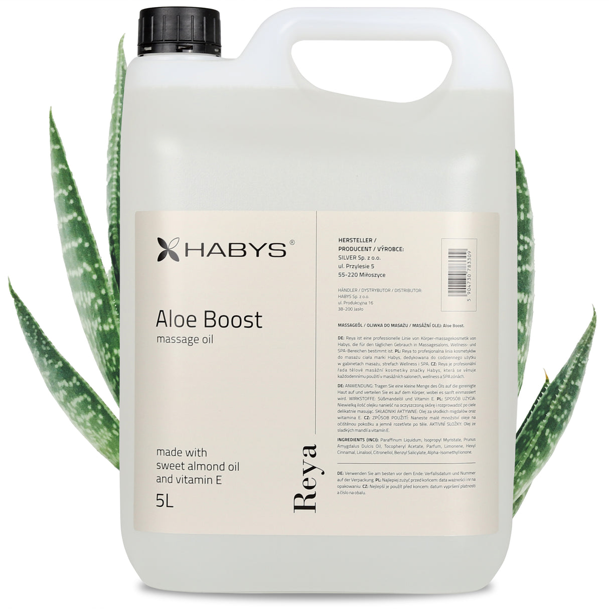 Massageolie Reya Aloe Boost Habys