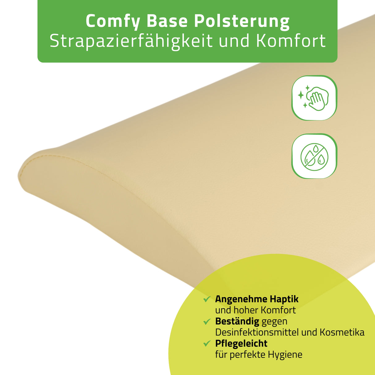 Lendenkussen Halve Rol 40x25x5 | Comfy Base