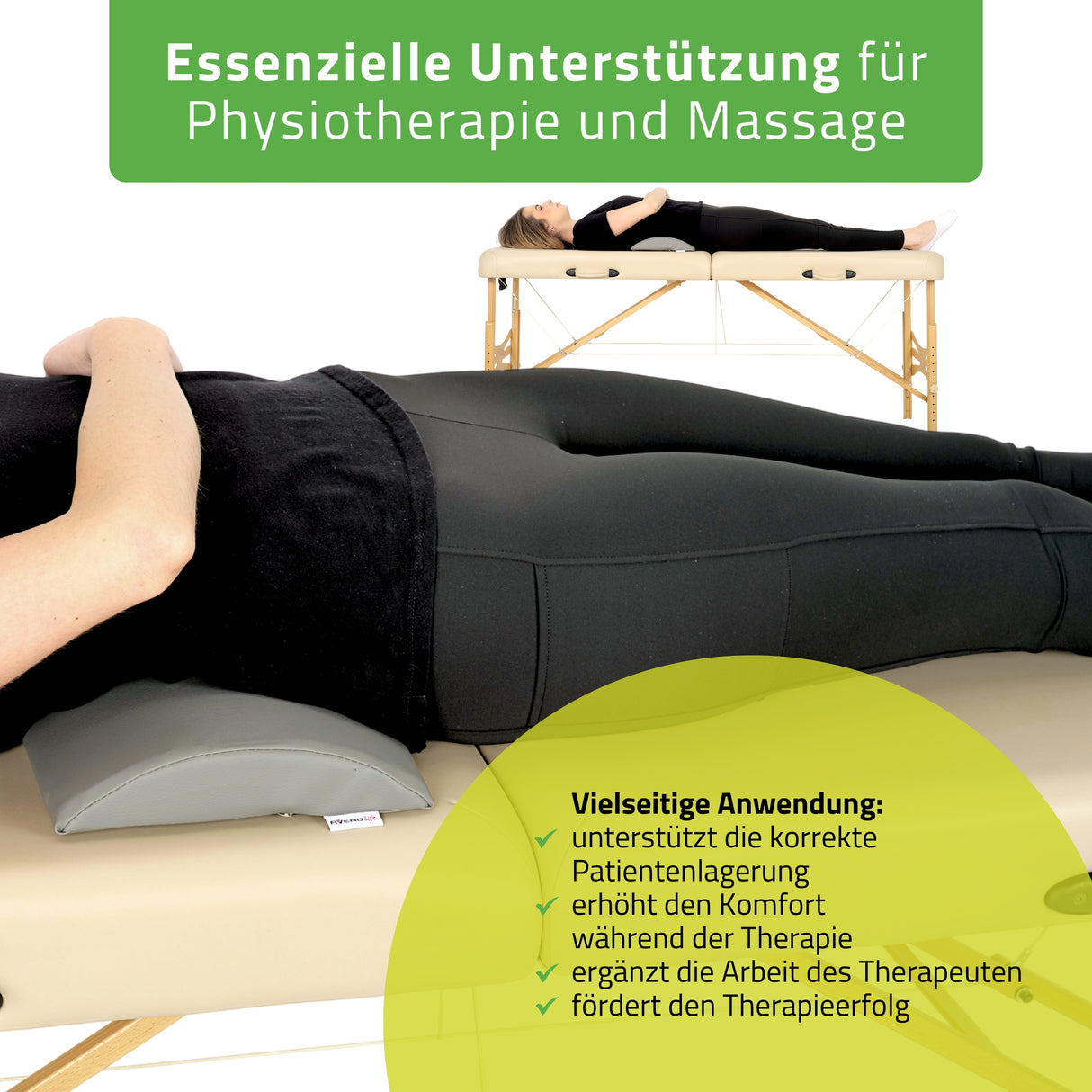 Lendenkussen Halve Rol 40x25x5 | Comfy Base