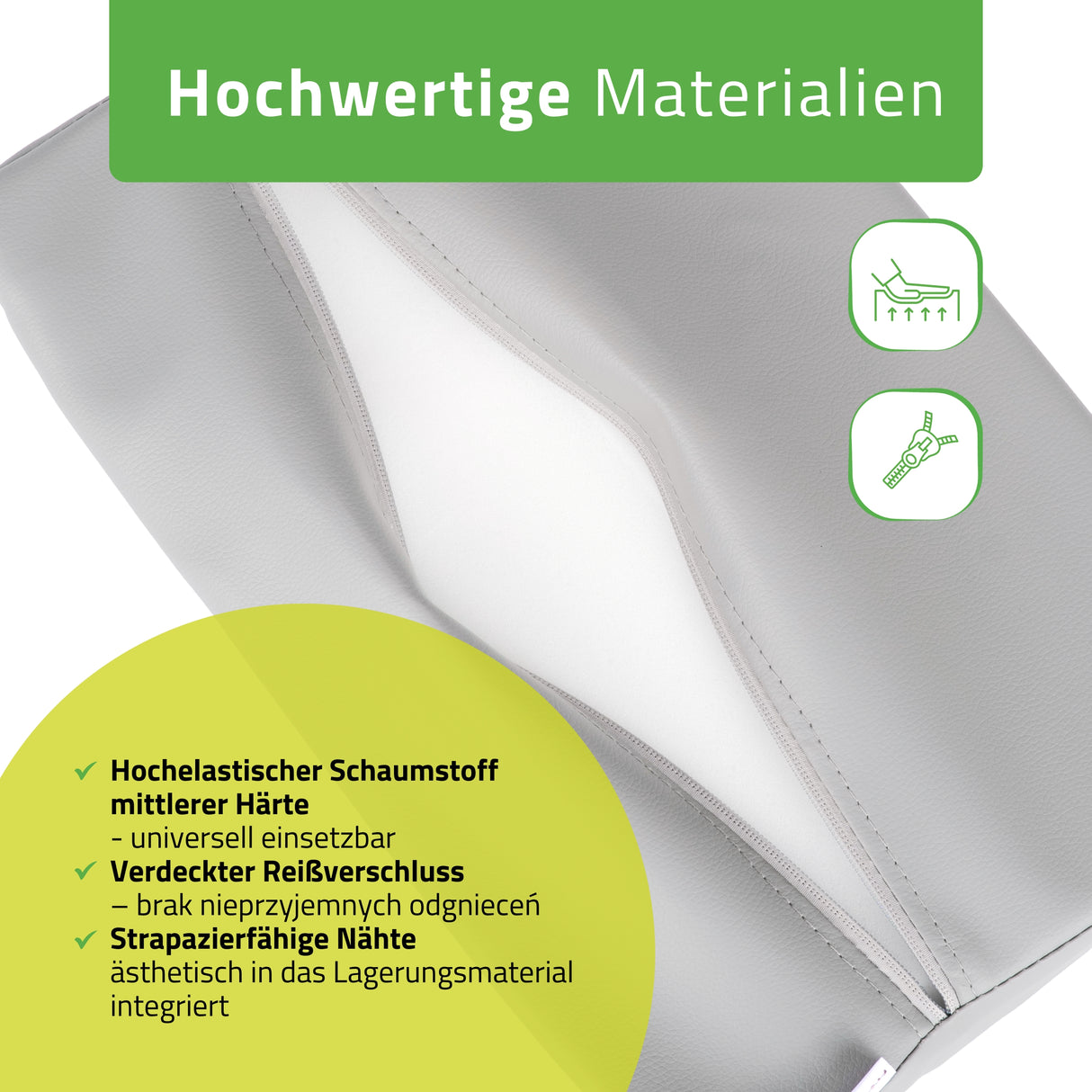 Lendenkussen Halve Rol 40x25x5 | Comfy Base