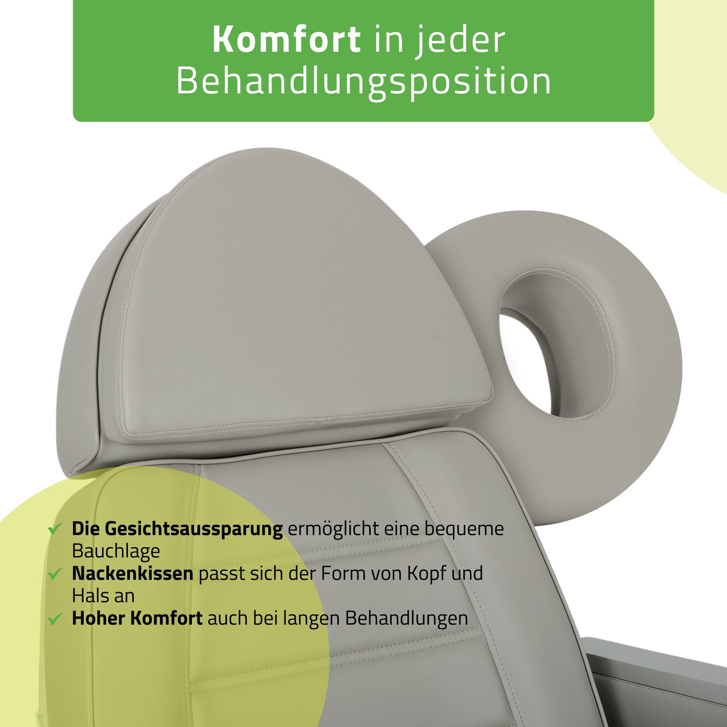 Kosmetikliege Elektrisch | Leo PRO 4 | Kosmetiksessel mit elektrischer Verstellung | Handfernbedienung