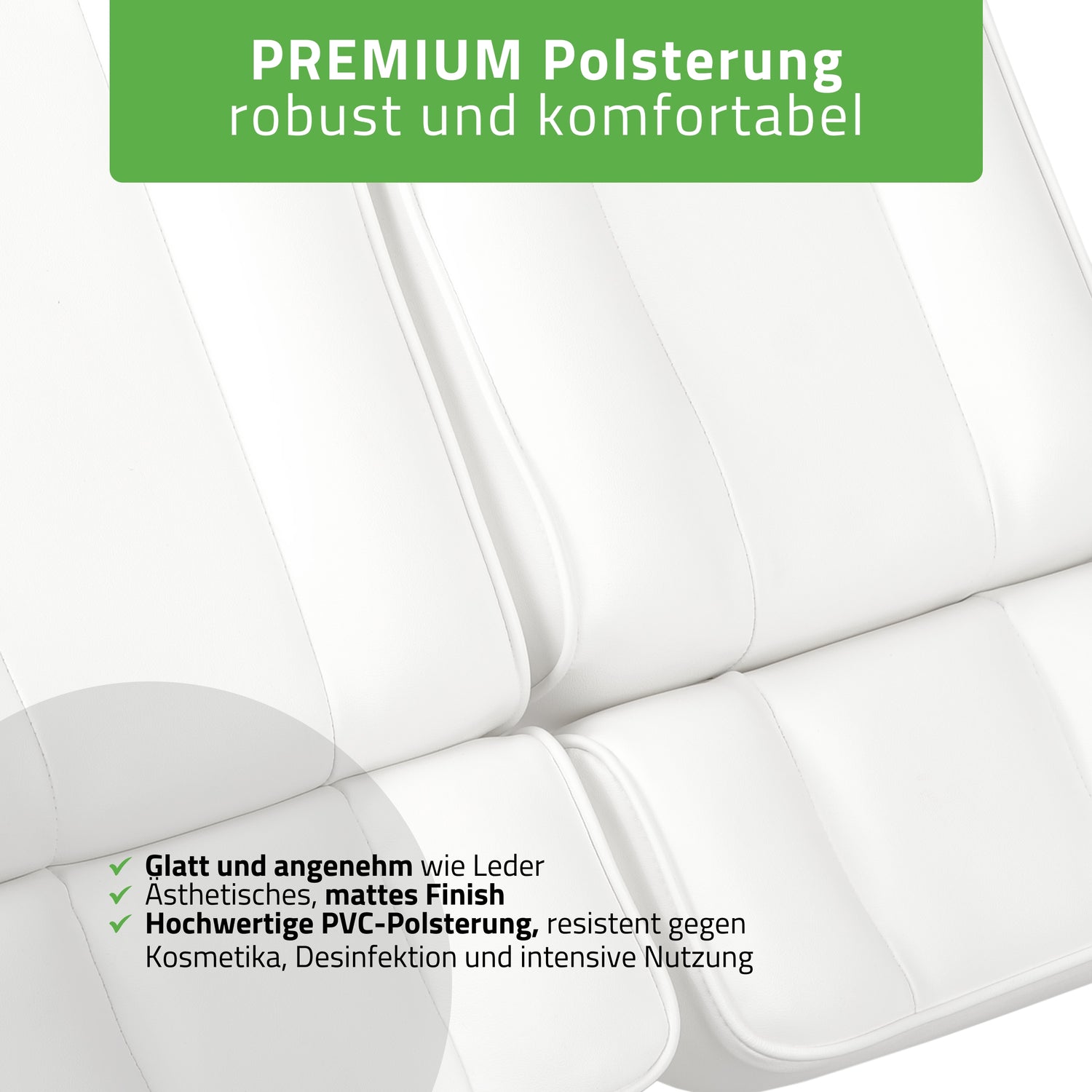 Kosmetikliege Max Hydraulisch | Pneumatische Verstellung | Massageliege
