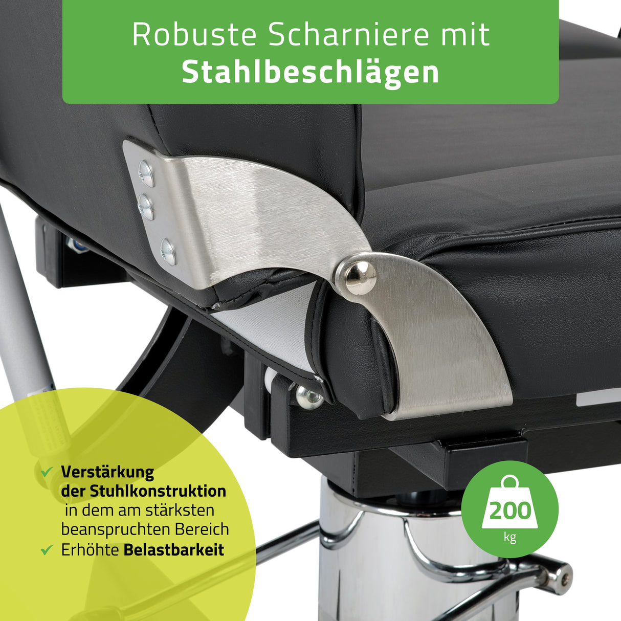 Kosmetikliege Max Hydraulisch | Pneumatische Verstellung | Massageliege