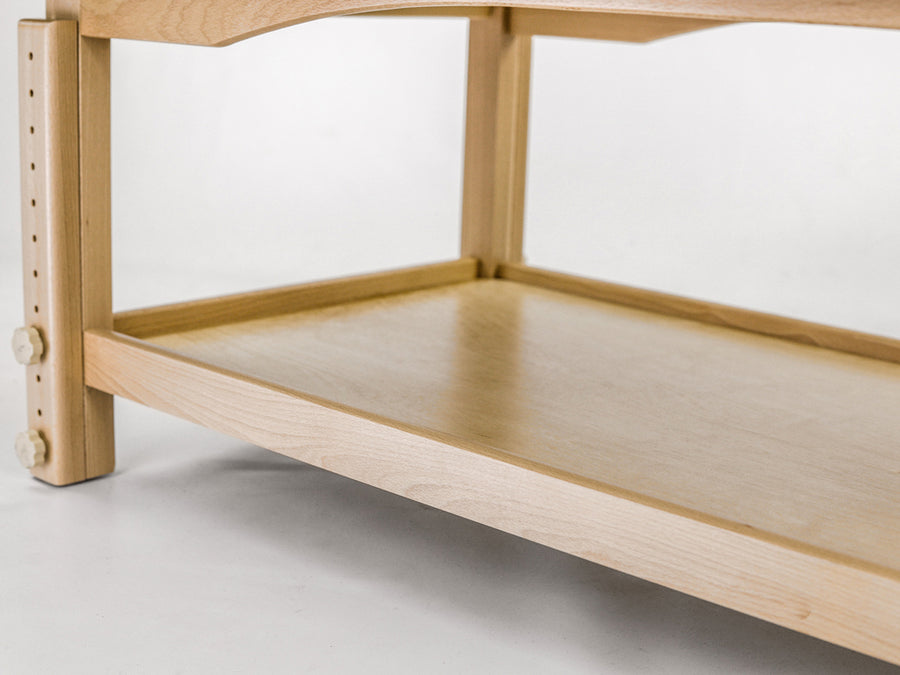 Ergonomisch abgerundete Tischkanten
