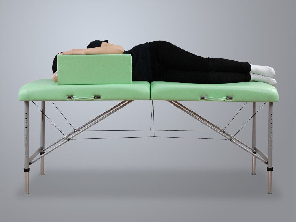 Positioneringskubus voor Massage 50x25x20 | Beensteunkubus met Vinyl Flex Bekleding