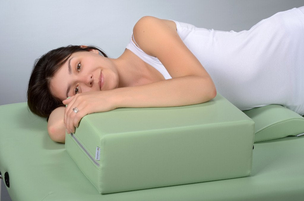 Positioneringskubus voor Massage 40x30x15 | Beensteunkubus met Vinyl Flex Bekleding