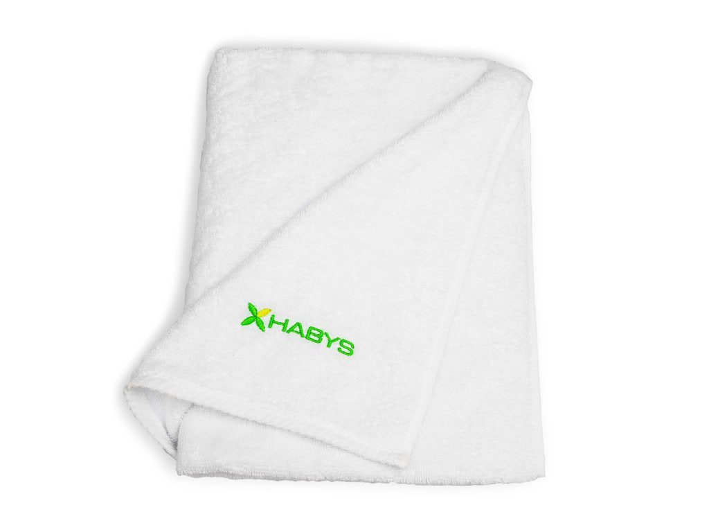Habys Frottee Handtuch Weiß