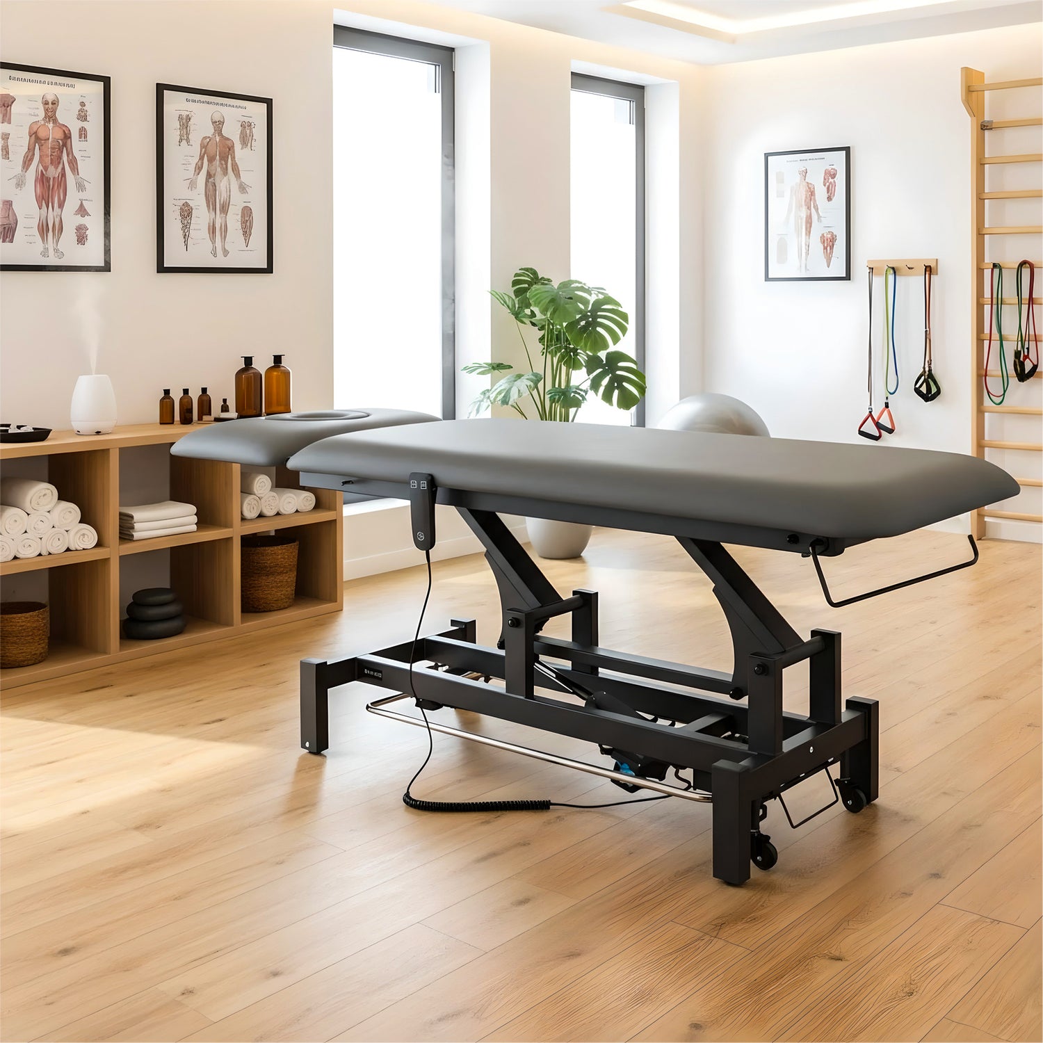 Massageliege Elektrisch Fortis 2 Ergo | 2-Segmente | Handfernbedienung Steuerrahmen | 3 Jahre Garantie