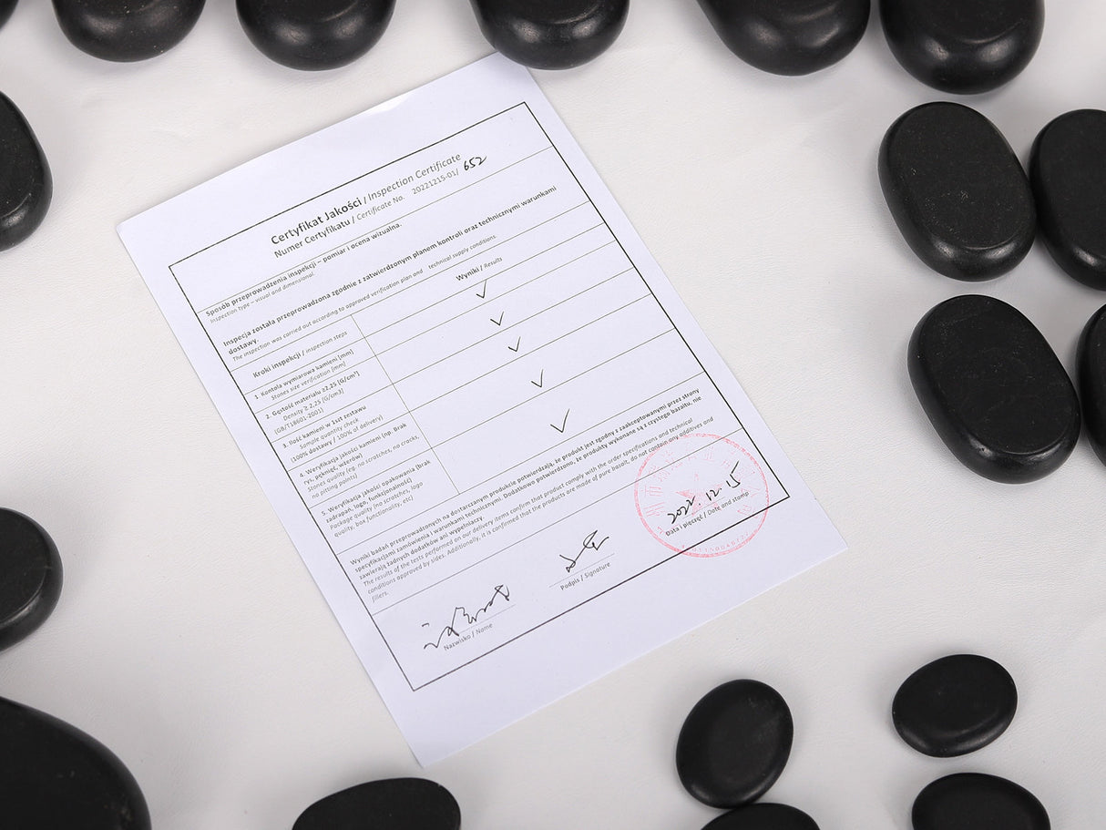 Hot Stone Massagesteine Set 45 teilig