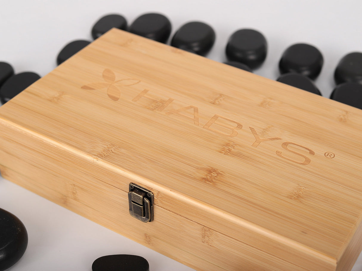 Hot Stone Massagesteine Set 45 teilig