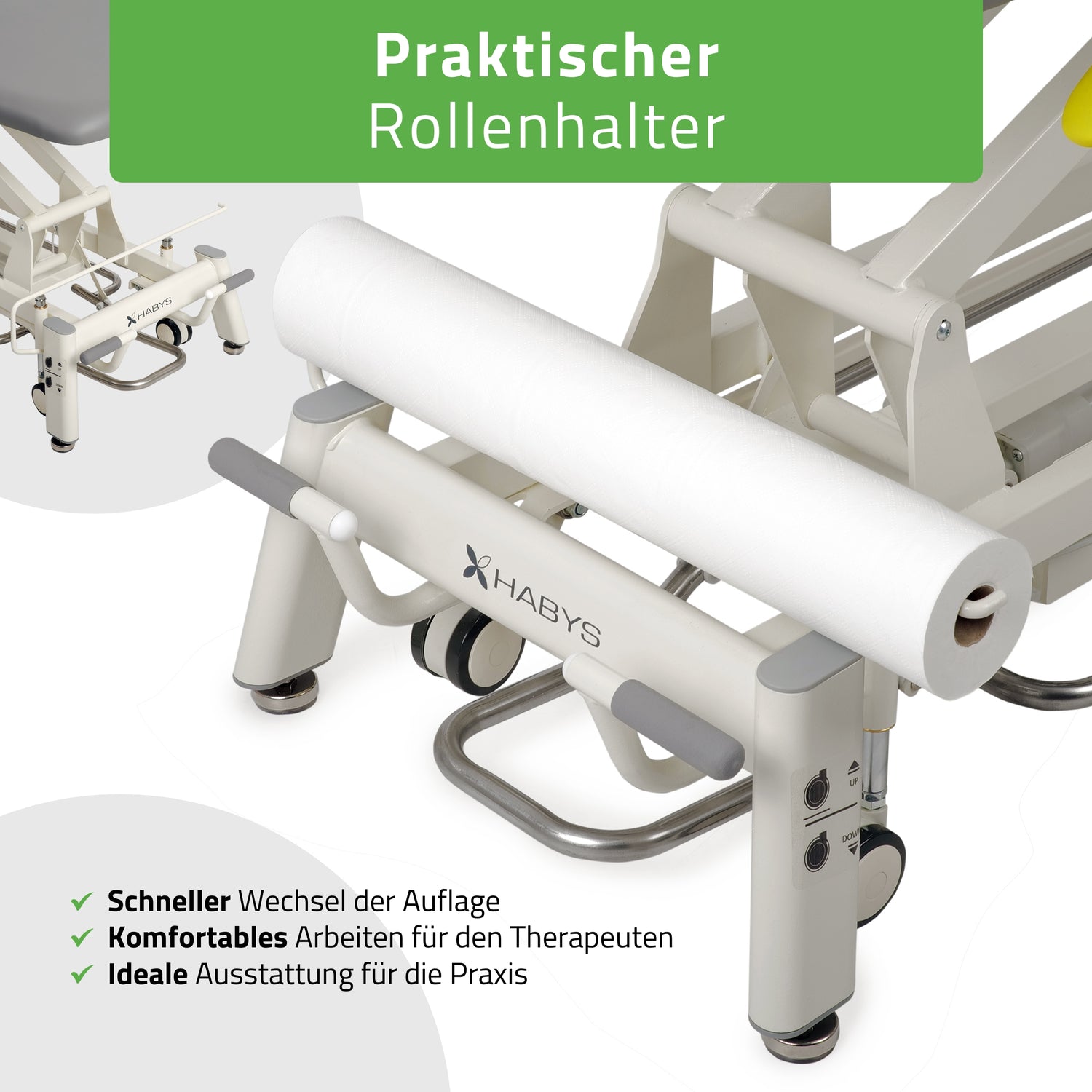 Therapieliege Elektrisch Proxima X7 | 7-Segmente | Steuerrahmen | 3 Jahre Garantie