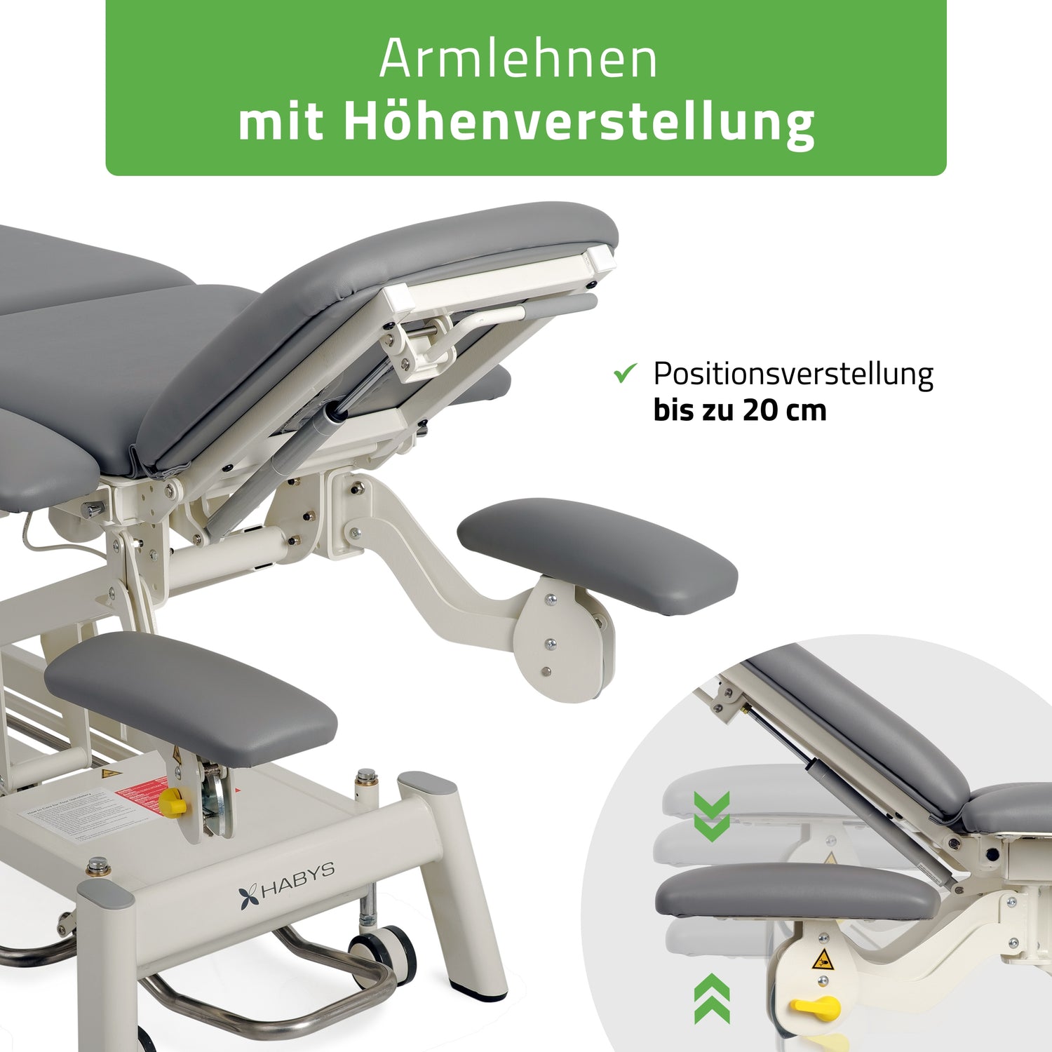 Therapieliege Elektrisch Proxima X7 | 7-Segmente | Steuerrahmen | 3 Jahre Garantie