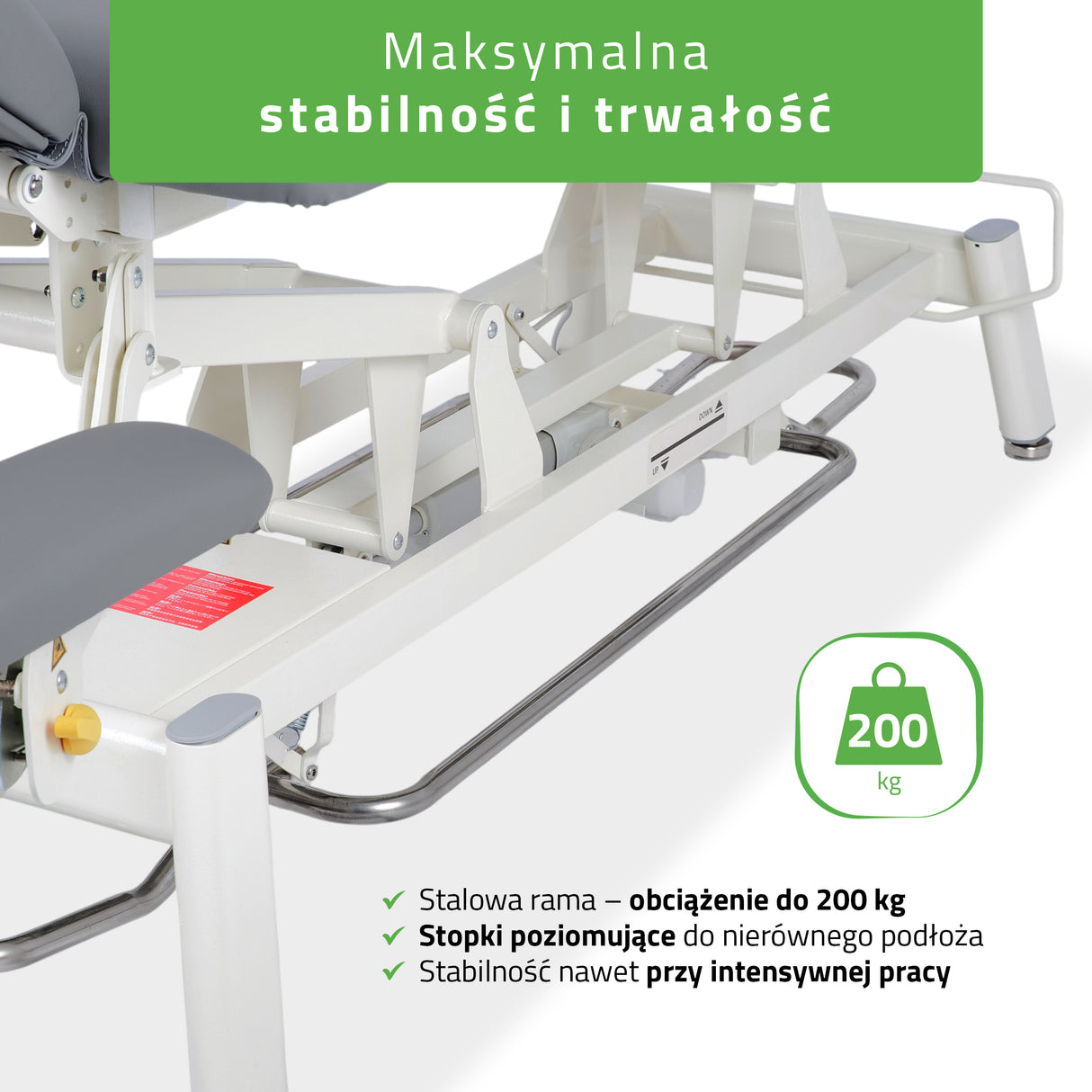 Therapieliege Elektrisch Proxima V4 Ergo | 4-Segmente | Handfernbedienung Steuerrahmen | 3 Jahre Garantie