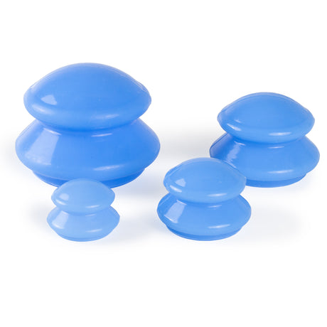 Siliconen Cuppingglazen - 4 stuks