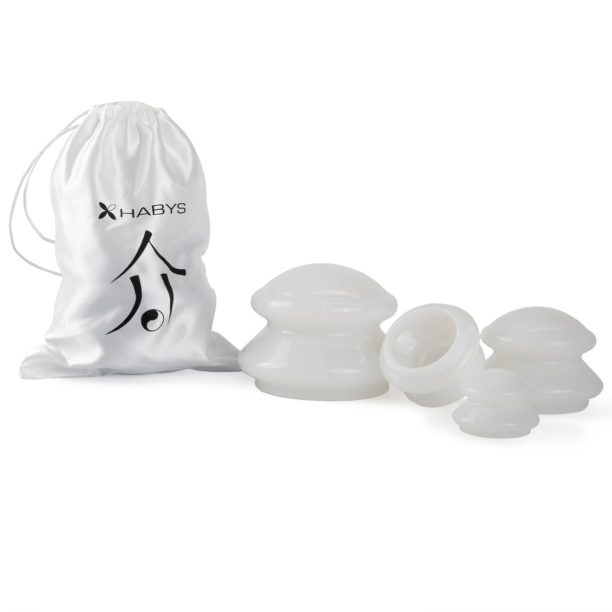Siliconen Cuppingglazen - 4 stuks
