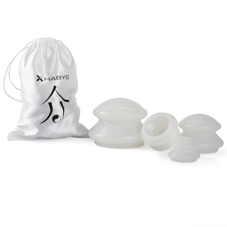 Siliconen Cuppingglazen - 4 stuks