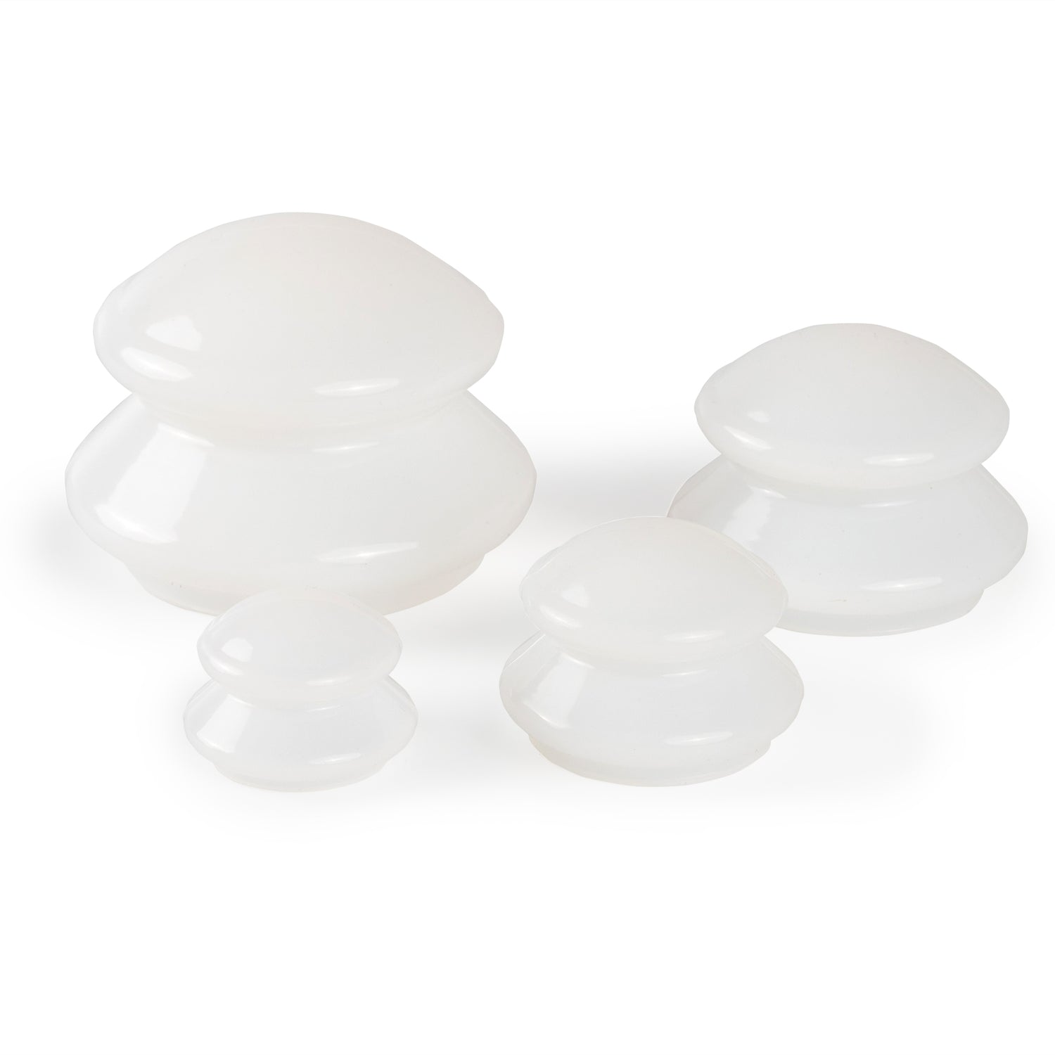 Siliconen Cuppingglazen - 4 stuks