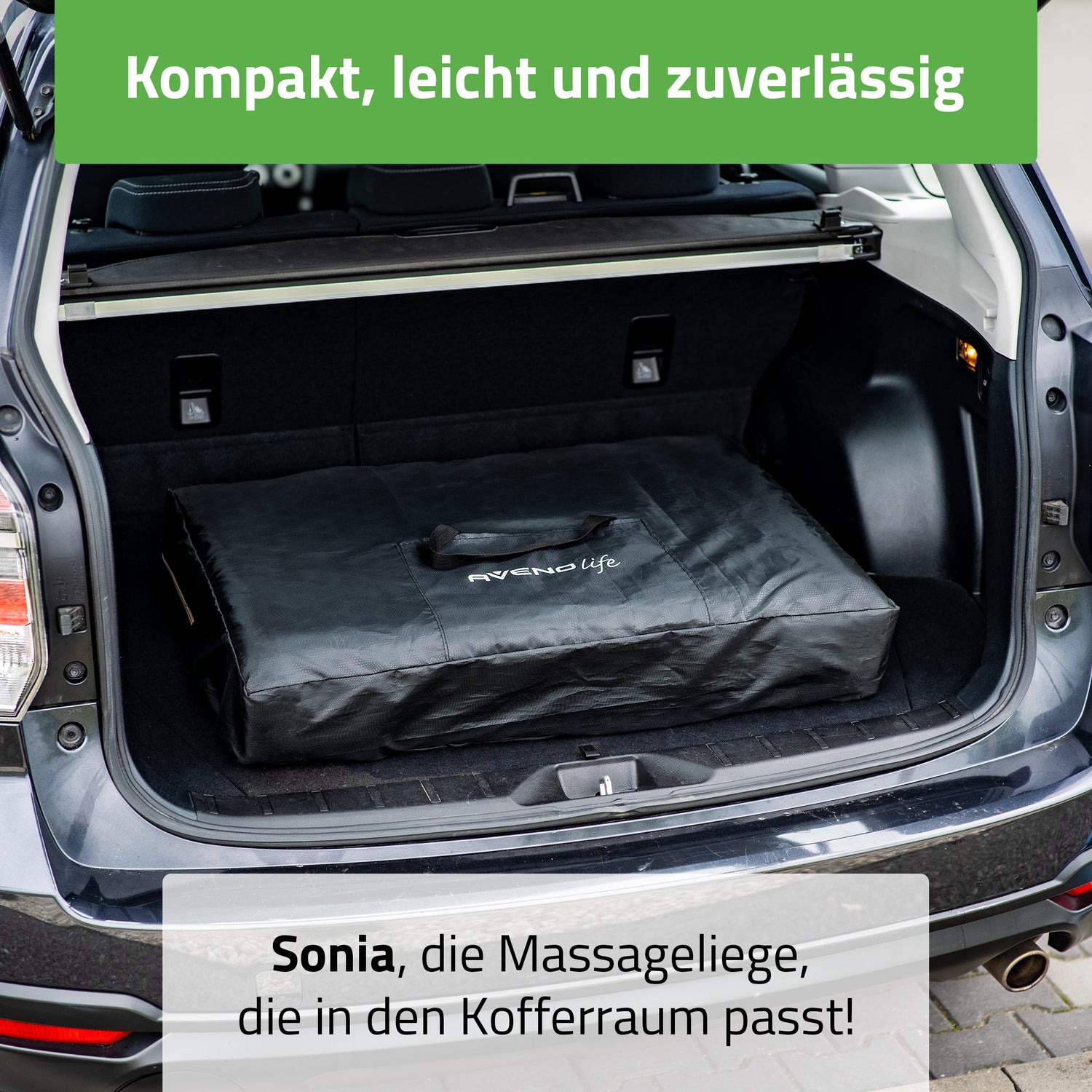 Massageliege Klappbar Sonia Ultralight | Kosmetikliege | 3 Jahre Garantie