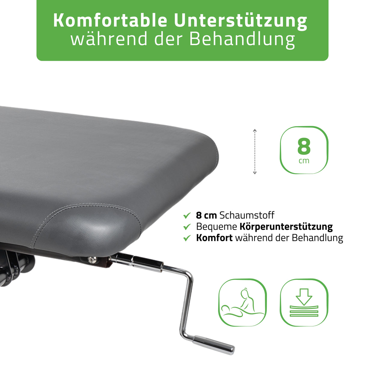 Stationäre Massageliege Vigo 2 | mit Kurbelverstellung