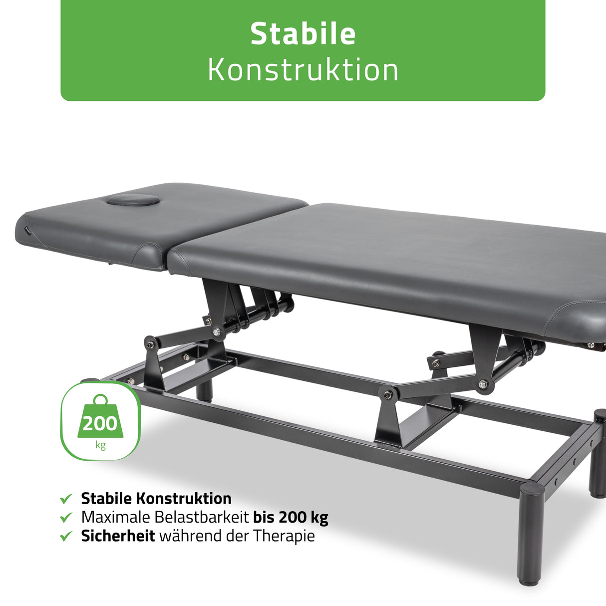 Stationäre Massageliege Vigo 2 | mit Kurbelverstellung