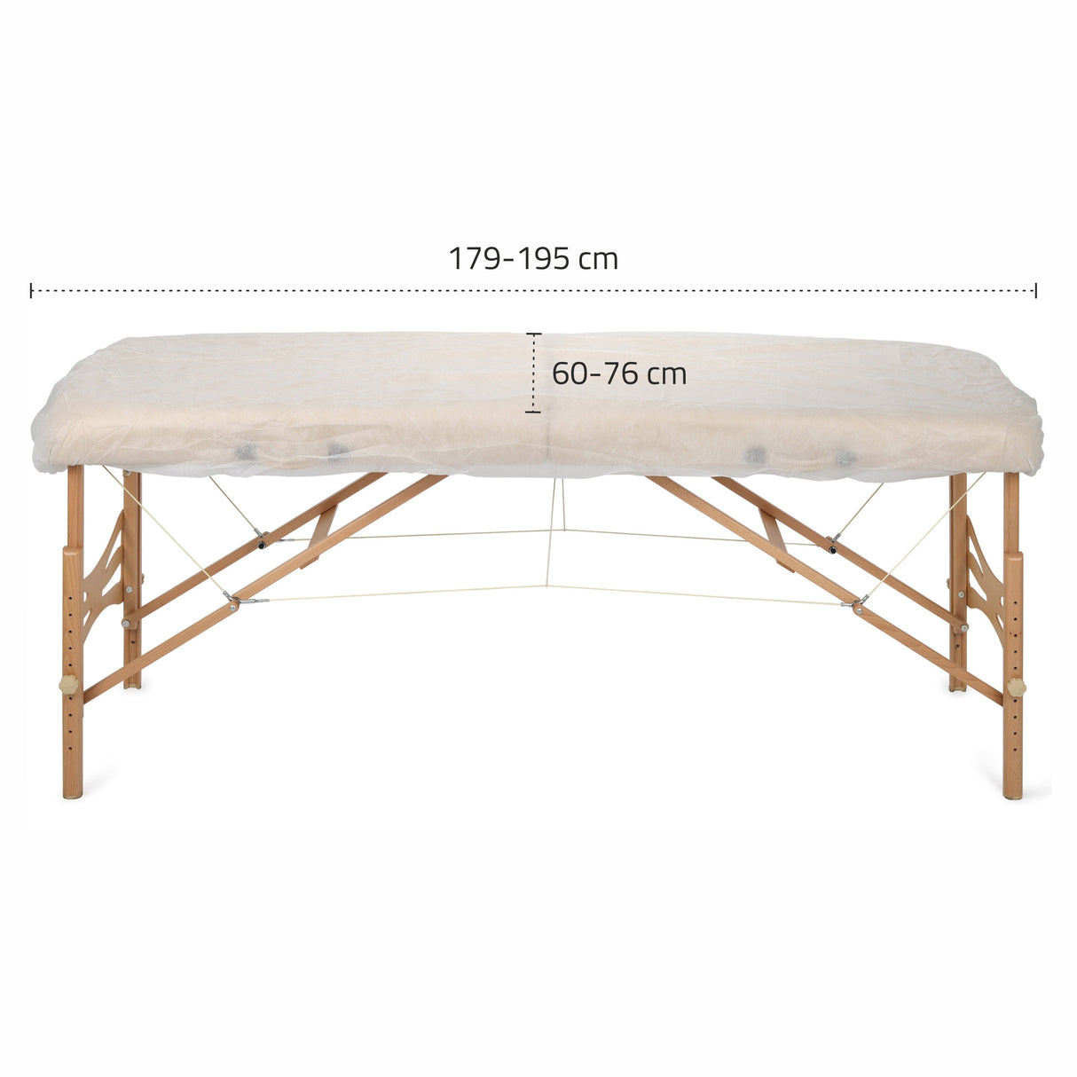 Wegwerp Hoeslakens voor Massagetafels 10 stuks