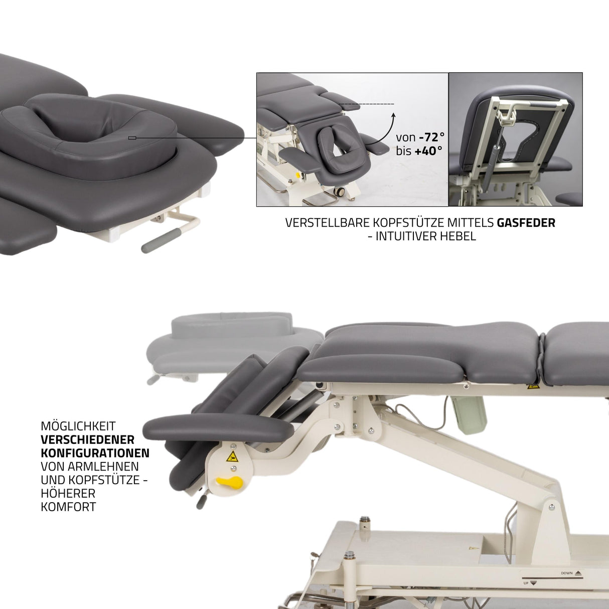 Elektrische Therapietafel Evero X7 Ergo 7-Segmenten