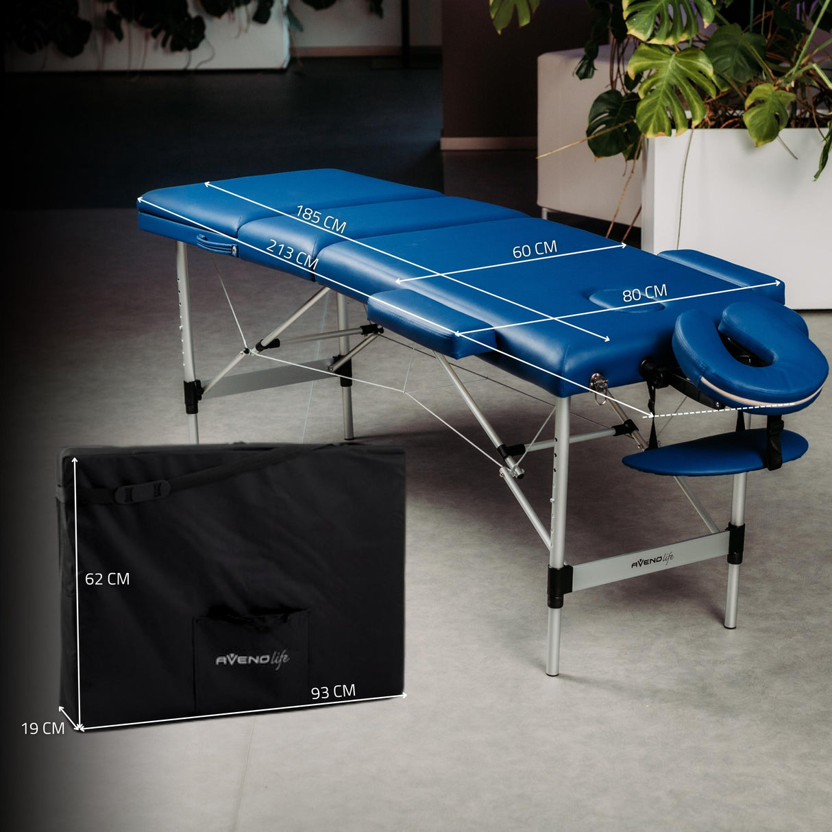 Massagetafel Inklapbaar Adele | Cosmetische Massagetafel