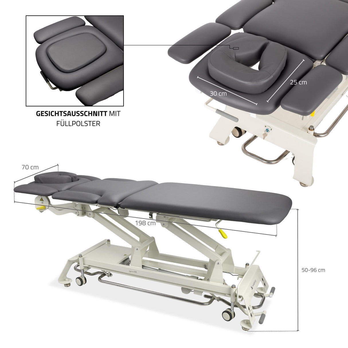 Elektrische Therapietafel Evero X7 Ergo 7-Segmenten