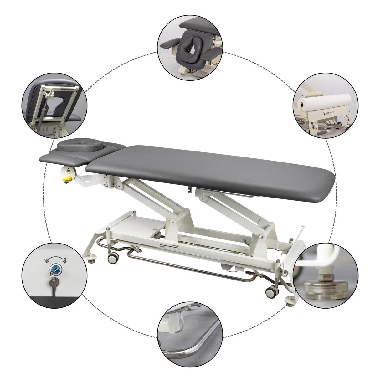 Elektrische Massagetafel Evero V4 4-Segmenten