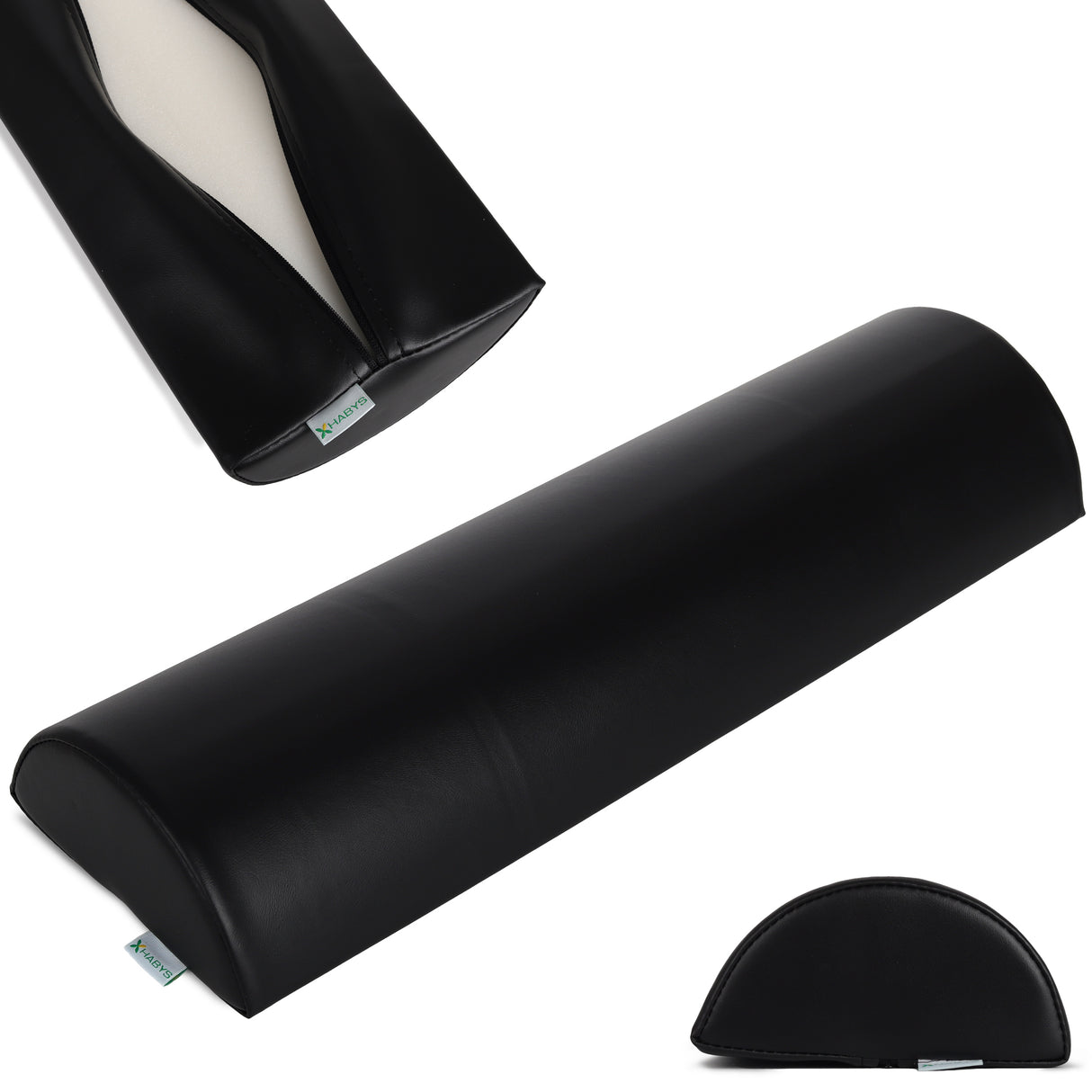 Halfronde massage rol | 60x19x9 cm | Vinyl Flex Bekleding