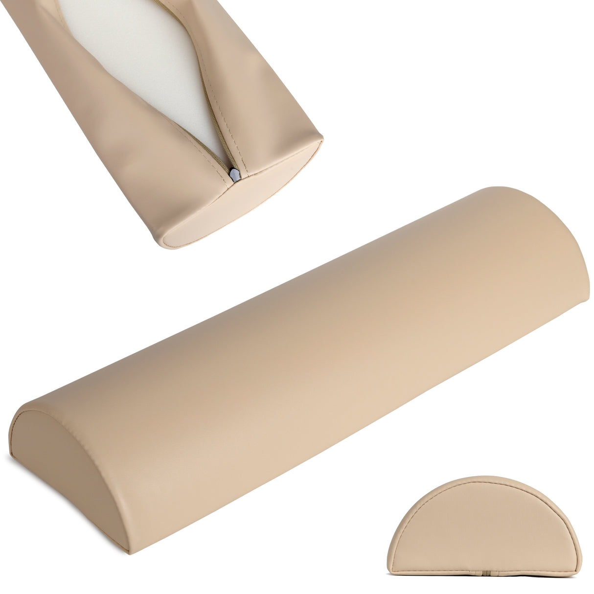 Halfronde massage rol | 60x19x9 cm | Vinyl Flex Bekleding