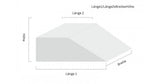 Lagerungskeil für Tensegrity Massage | 67/53x25x10 | Polsterung Vinyl Flex