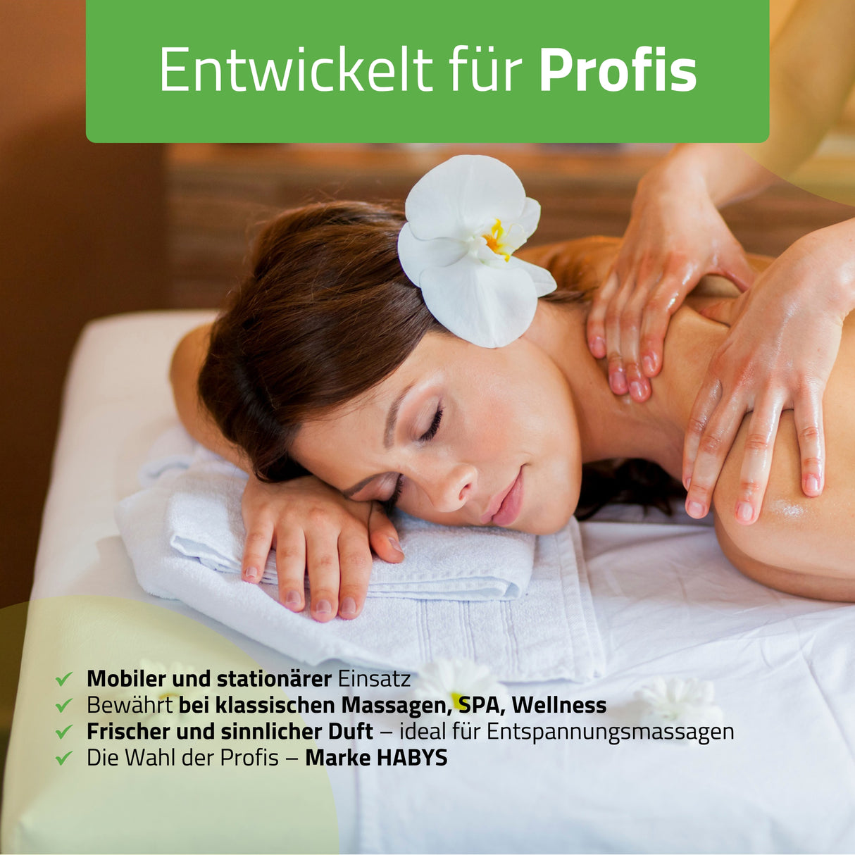 Massageöl Daily Spa | Jasmine Vanillae | HABYS 500 ml