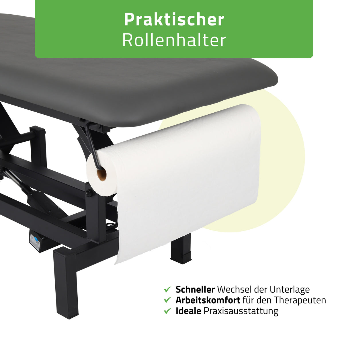 Massageliege Elektrisch Fortis 2 | 2-Segmente | Handfernbedienung | 3 Jahre Garantie