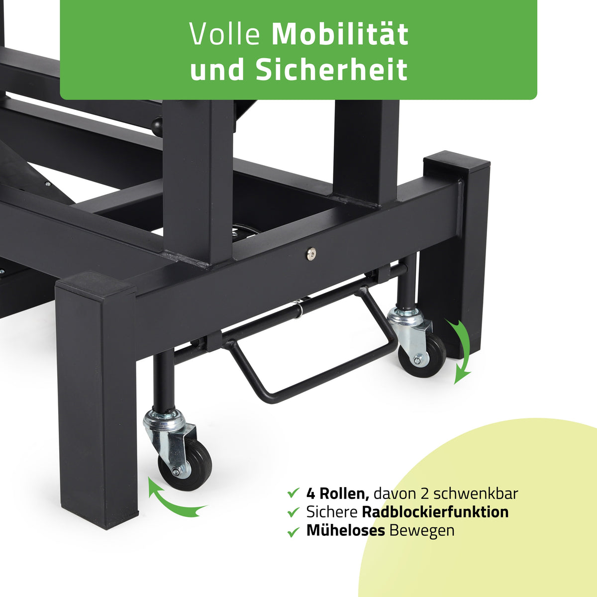 Set Therapieliege Elektrisch Fortis 5 Ergo + Massagepistole Dynamic Pro + Vollrolle 15x60 + Vliesstoff-Unterlage auf Rolle