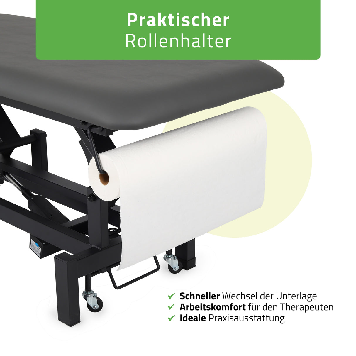 Massageliege Elektrisch Fortis 4 Ergo | 4-Segmente | Handfernbedienung | 3 Jahre Garantie