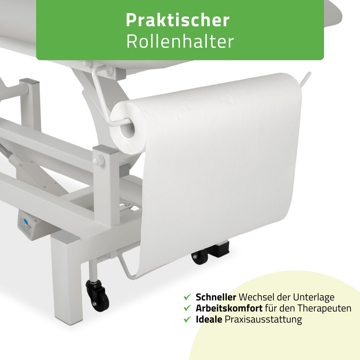 Massageliege Elektrisch Fortis 4 Ergo | 4-Segmente | Handfernbedienung | 3 Jahre Garantie