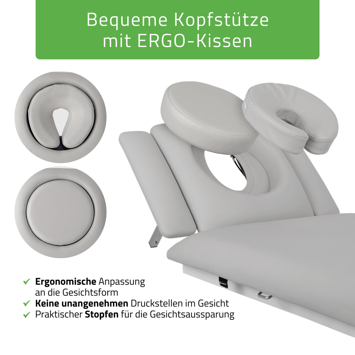 Elektrische massagetafel Fortis 4 Ergo | 4-Segmenten | Handbediening Bedieningsframe | 3 jaar garantie