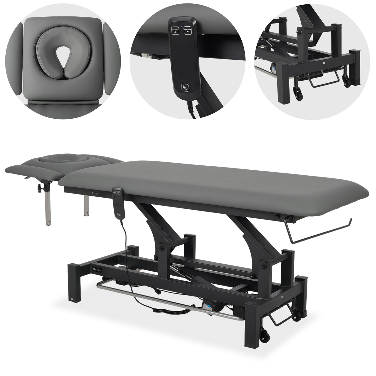 Massageliege Elektrisch Fortis 4 Ergo | 4-Segmente | Handfernbedienung Steuerrahmen | 3 Jahre Garantie